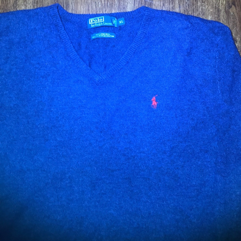 Ralph Lauren Sweater 100% LAMB WOOL